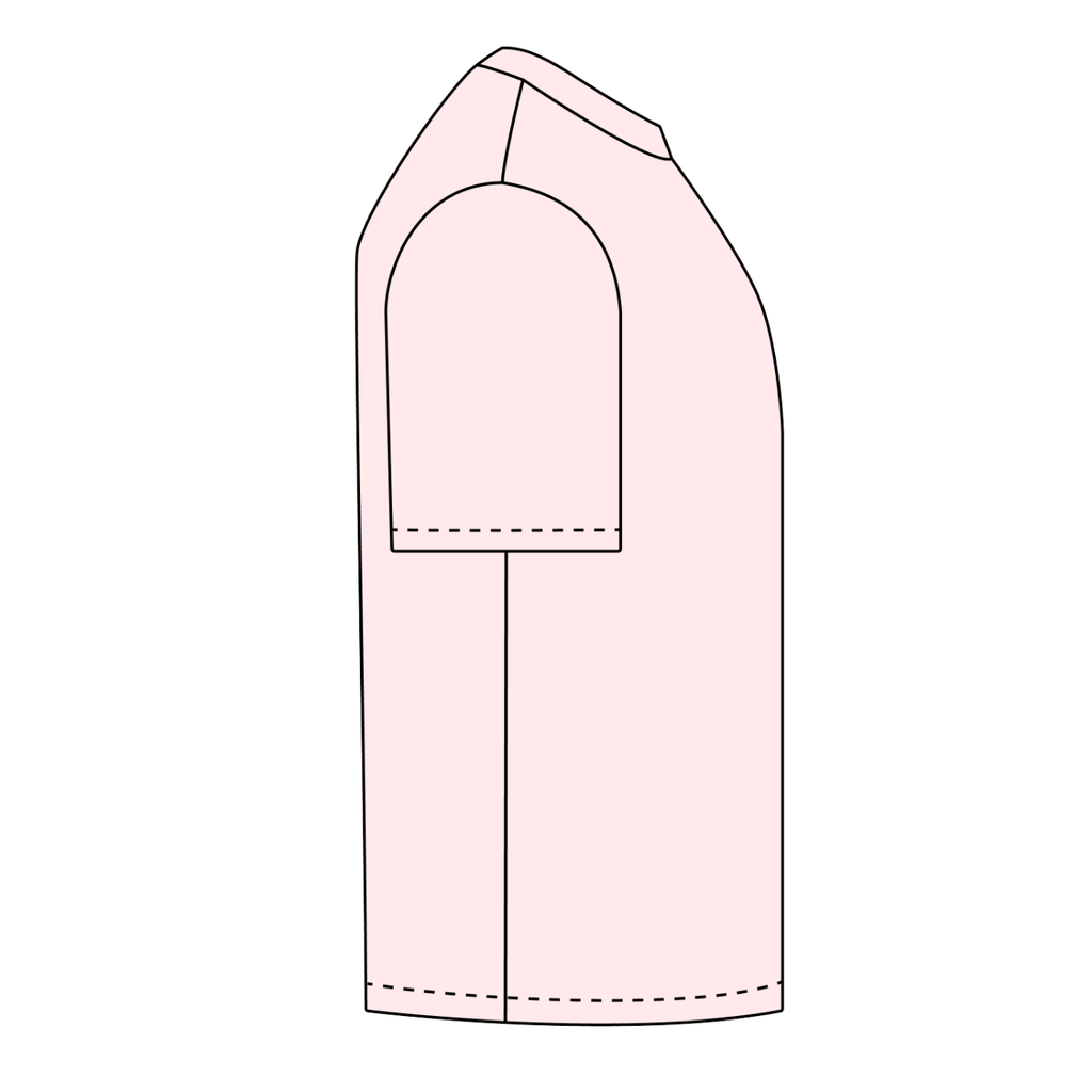 "STAOFF MIDIK"Unisex Seamless Cotton T-Shirt (PINK)