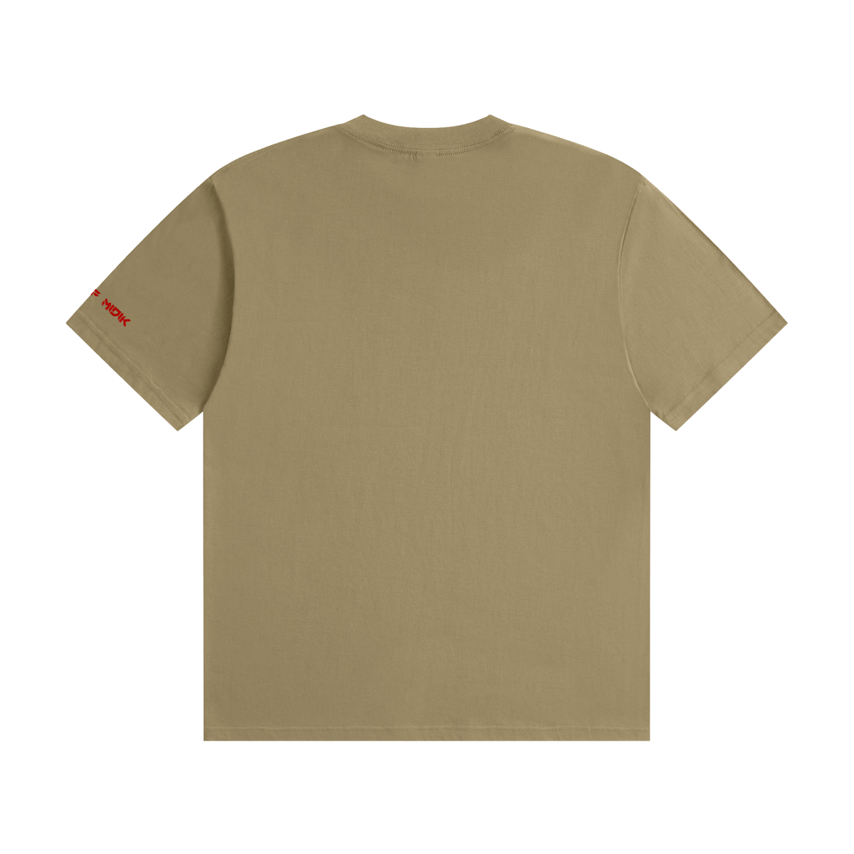 "STAOFF MIDIK" Unisex Seamless Cotton T-Shirt (RED)