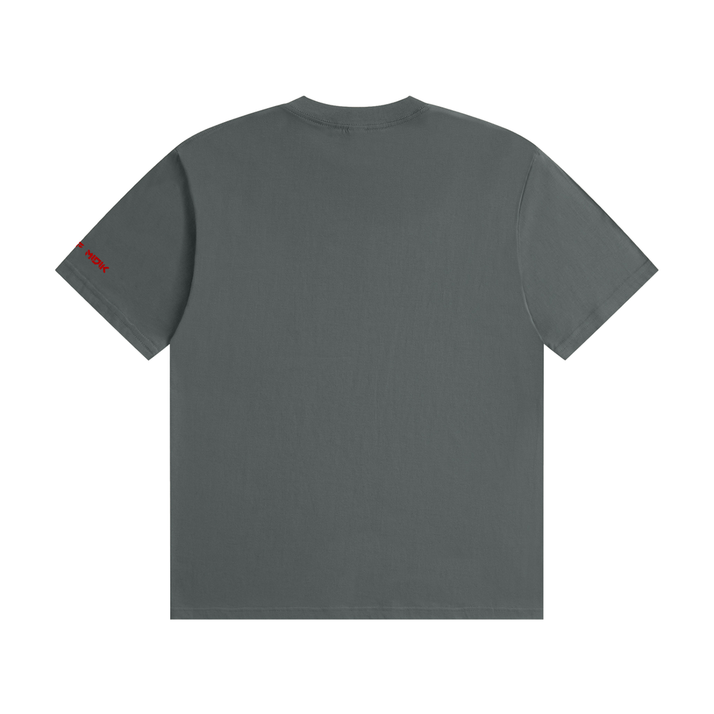 "STAOFF MIDIK" Unisex Seamless Cotton T-Shirt (RED)