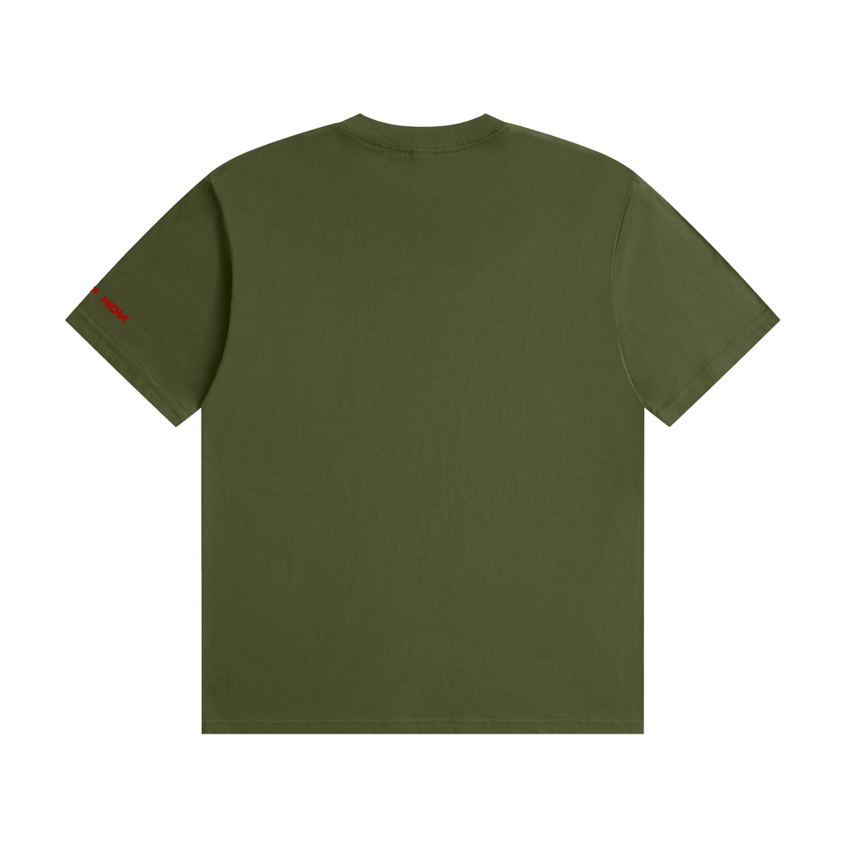 "STAOFF MIDIK" Unisex Seamless Cotton T-Shirt (RED)