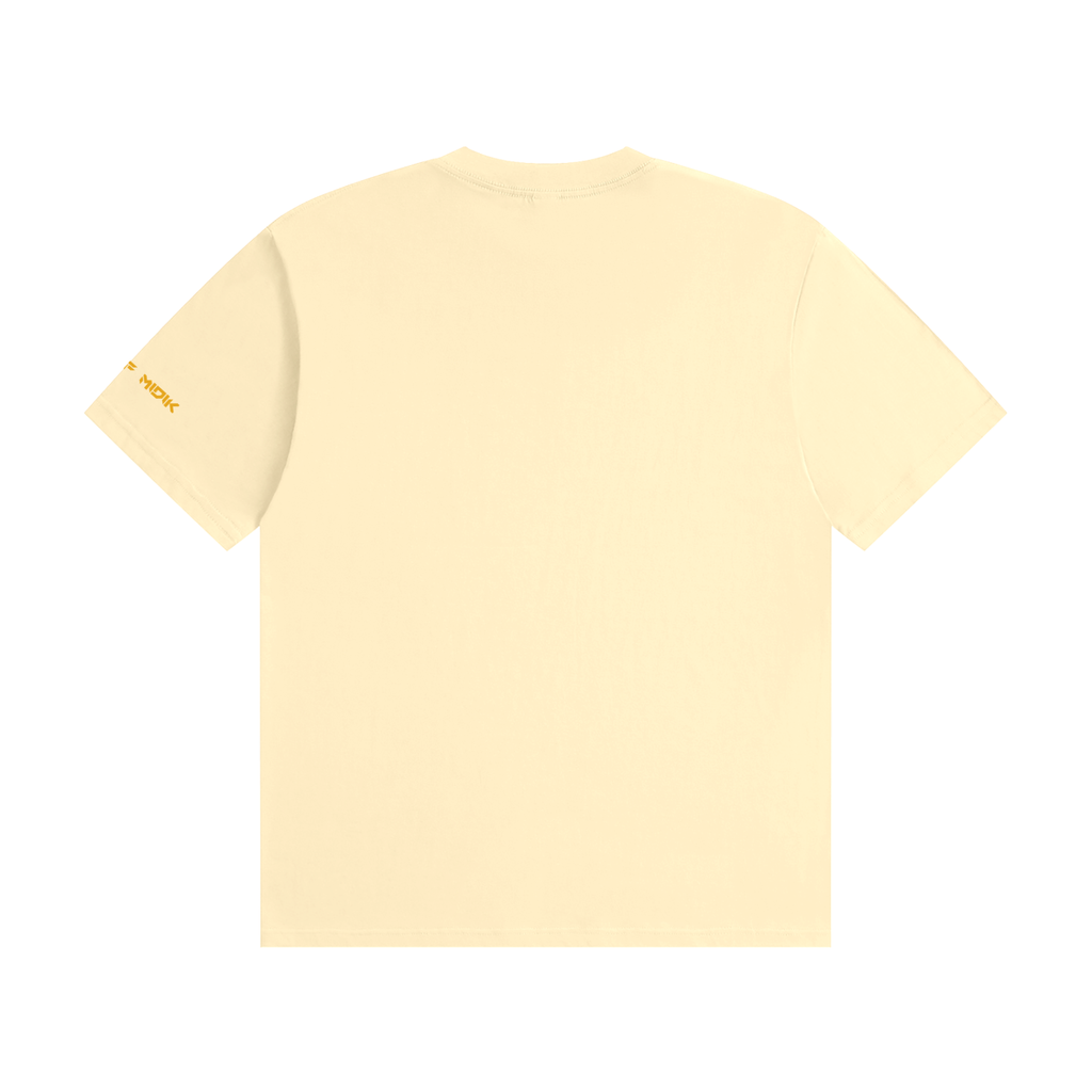 "STAOFF MIDIK" Unisex Seamless Cotton T-Shirt (ORANGE)