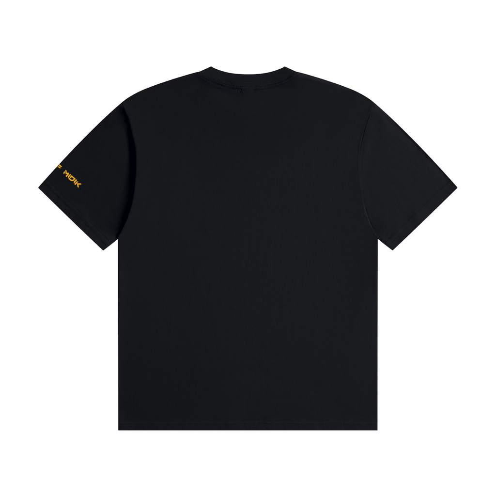 "STAOFF MIDIK" Unisex Seamless Cotton T-Shirt (ORANGE)