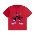 "STAOFF MIDIK"Unisex Seamless Cotton T-Shirt (PINK)