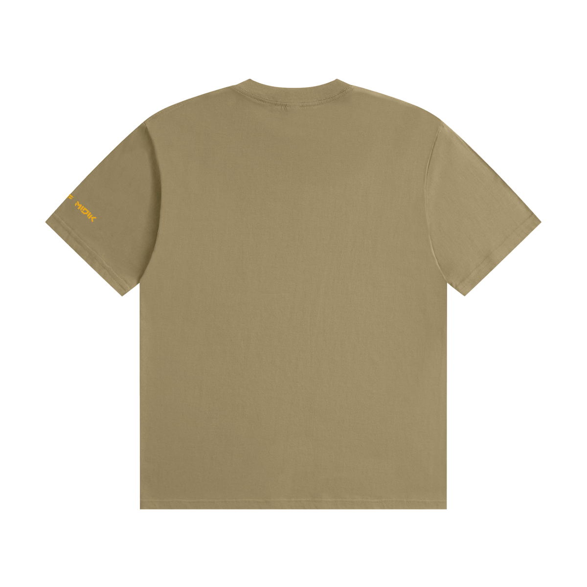 "STAOFF MIDIK" Unisex Seamless Cotton T-Shirt (ORANGE)