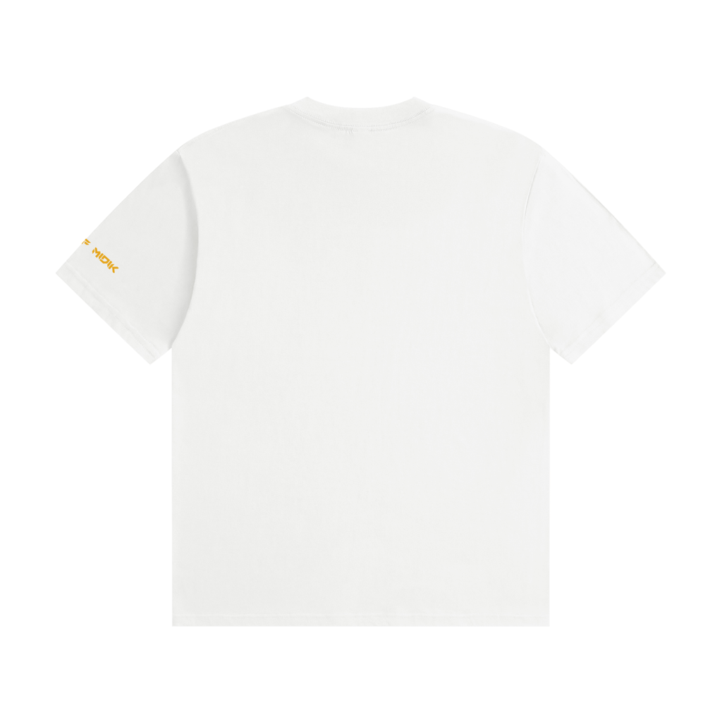 "STAOFF MIDIK" Unisex Seamless Cotton T-Shirt (ORANGE)