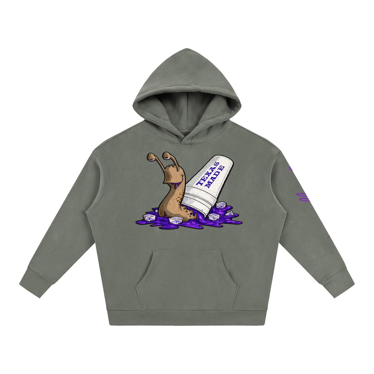 "TEXAS MADE" Oversize Fleeced Hoodie